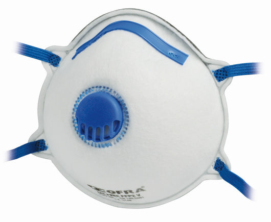 mascherina prot.ffp2 con valvola cofra m010-k021 cod:ferx.14976