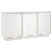 Credenza | Madia | Buffet da pranzo | Armadio da pranzo Bianca 111x34x60 cm in Legno Massello di Pino