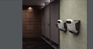 Asciugamani elettrico da parete - Vision Air SF Easy grigio