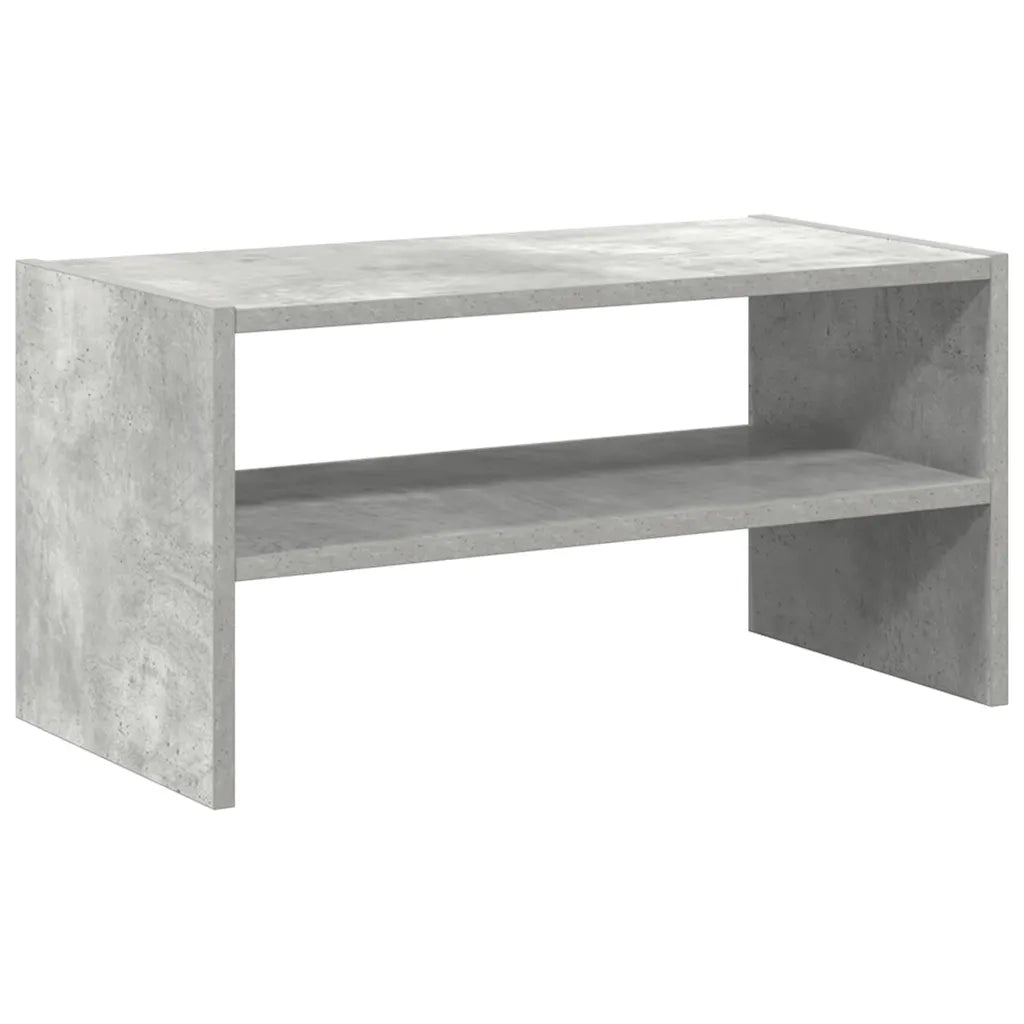 Scarpiera Impilabile-Scaffale per scarpe Grigio Cemento 60x30x30,5 cm