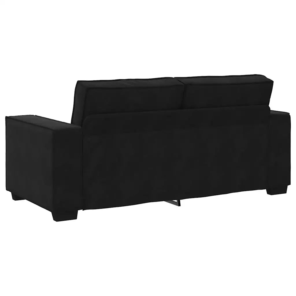 Divano a 2 Posti Nero 180x78x84 cm in Velluto 4105025