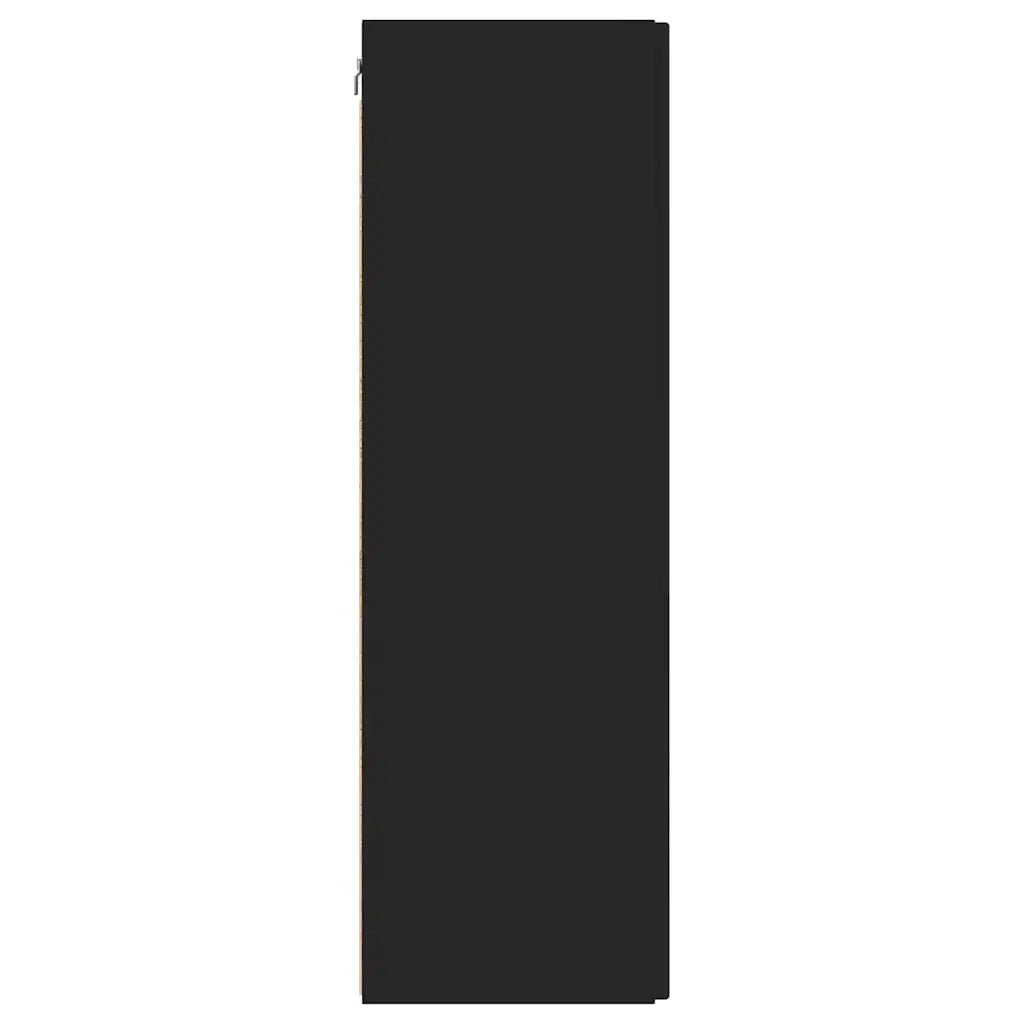 Mobile TV da parete 2 pz-Set di 2 Mobile TV a Muro-Credenza TV Nero 30 x 31 x 100 cm