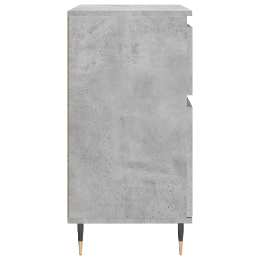 Credenza-Buffet-Armadio da cucina Grigio Cemento 60x35x70 cm in Legno Multistrato 169769