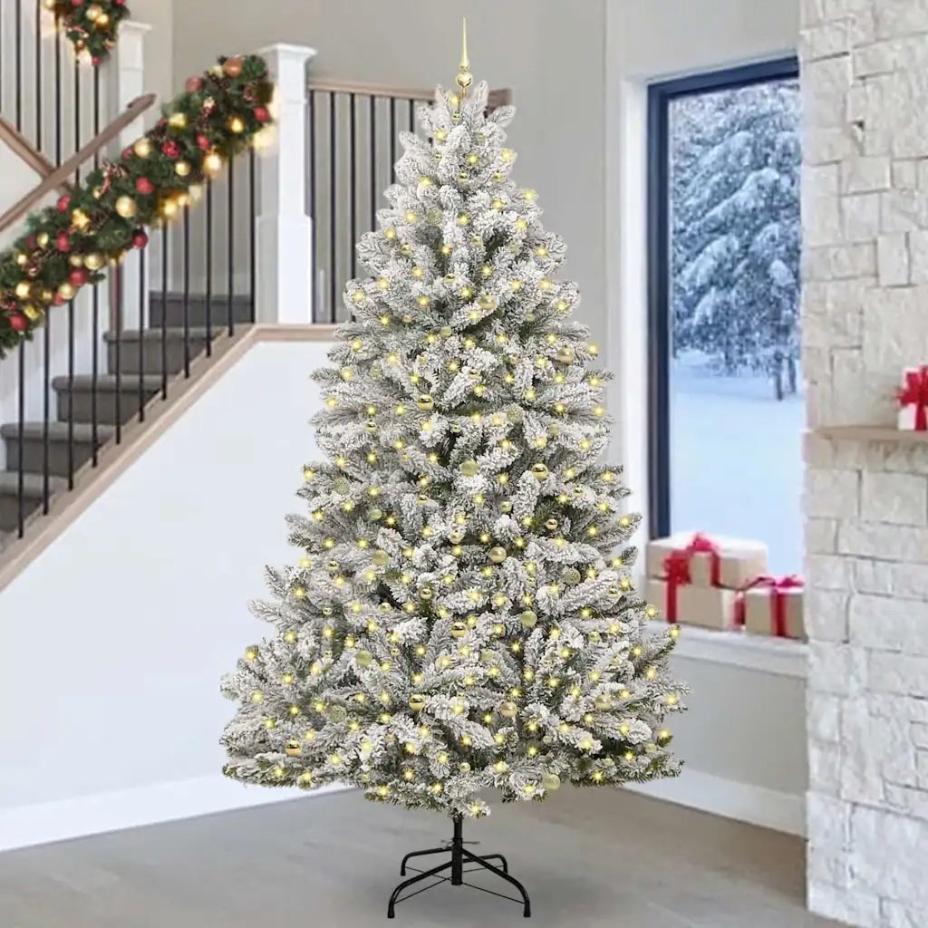 Albero di Natale artificiale 270 cm 300 LED Bianco caldo 3395779