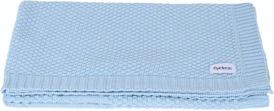 Coperta per lettino - Pannolino - Comfort per camera da bambino - 100% Cotone lavorato a maglia - 90x70 cm - Hemels
