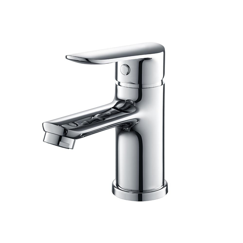 Rubinetto lavabo finitura cromata, serie one