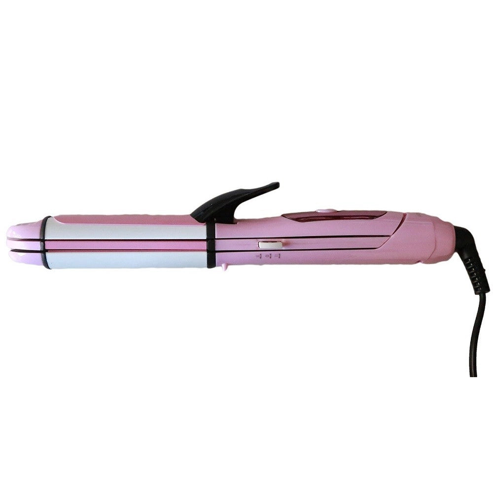 Trade Shop - Piastra Per Capelli Professionale Effetto Ricci Onde Ceramica Max 220° Sn 720 -