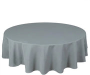 Tavolo con tovagliato acqua resistente - tessuto di lusso circa 180 cm colore a scelta grigio chiaro