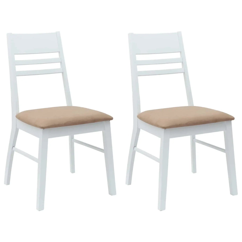 Sedie da pranzo 2 pcs Bianco 43 x 54 x 89 cm