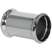 GIUNZIONE IN OTTONE CROMATO CON OR- Diam. 26- TEA- pezzi 1