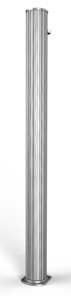 Doccia Solare da Giardino 40L Miscelatore e Lavapiedi Arkema Big Jolly Inox Paint