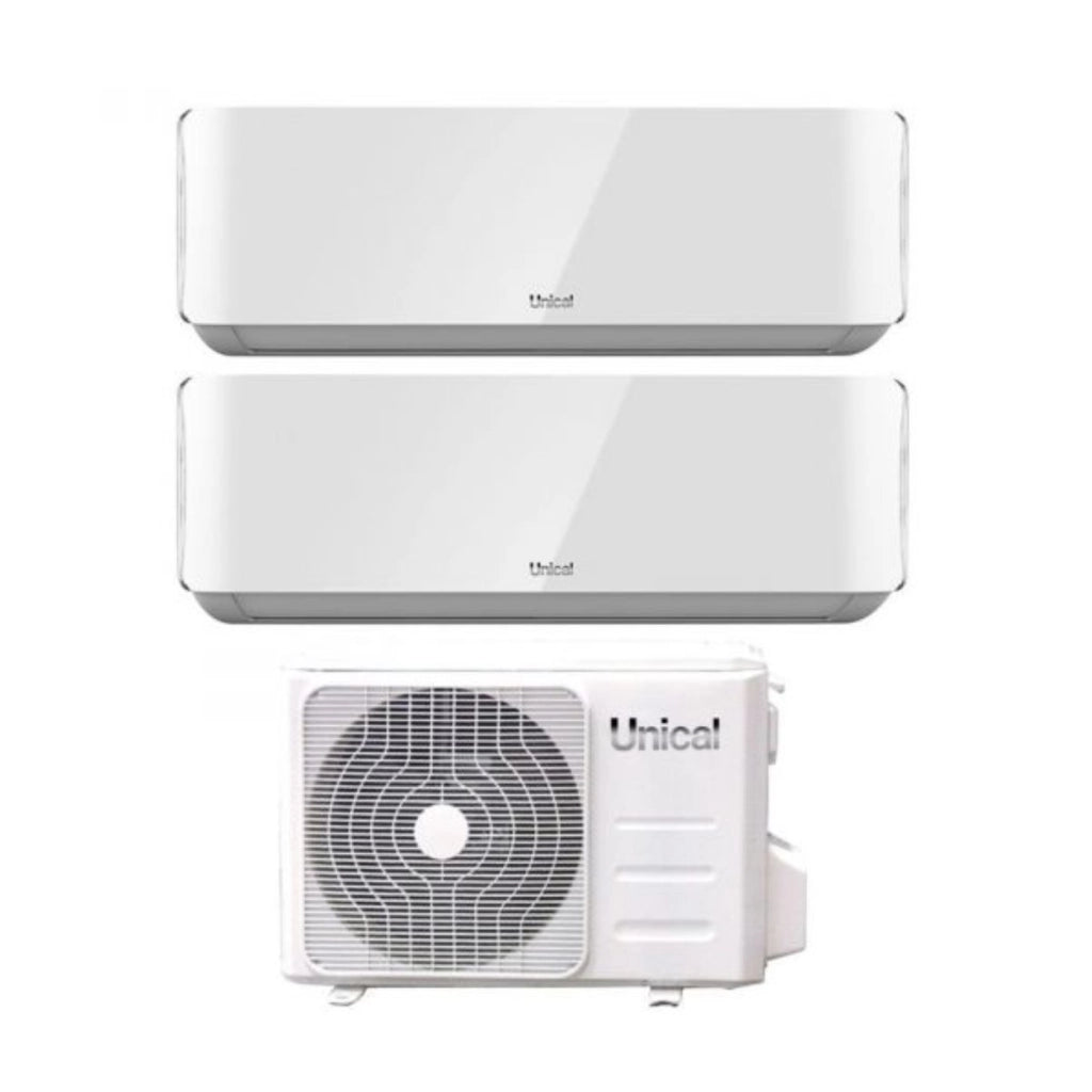 Condizionatore Dual Split Unical Air Cristal 18+18 con KMX4 36HE R-32 Wi-Fi Optional