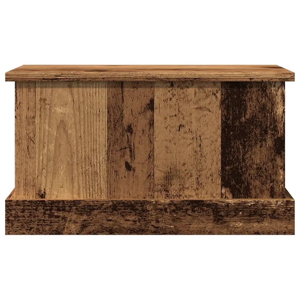 Scatola Portaoggetti Legno Antico 30x50x28 cm Legno Multistrato CFW1049244