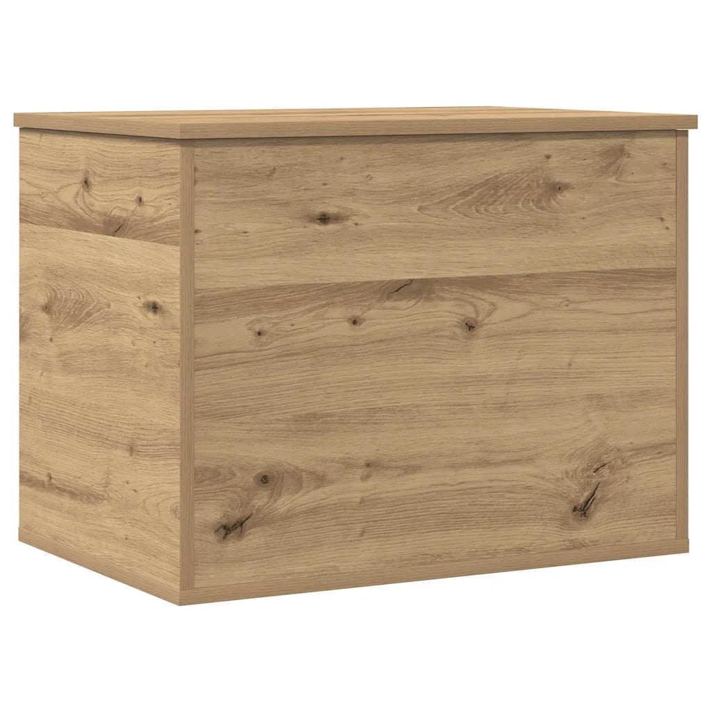 Scatola di Stoccaggio rovere artigianale 60 x 42 x 46 cm 862289
