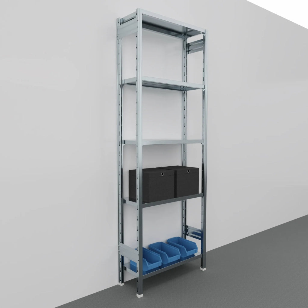 Scaffalatura metallica da magazzino Zincata cm. 100x60x242h