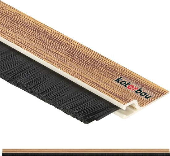 Afdichtaggio autoadesivo per porte 100 cm strisce di legno stopper della tosse spazzola per porte