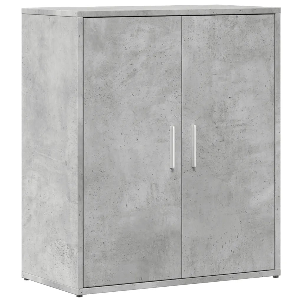Credenza Grigio Cemento 60x31x70 cm in Legno Multistrato 840460