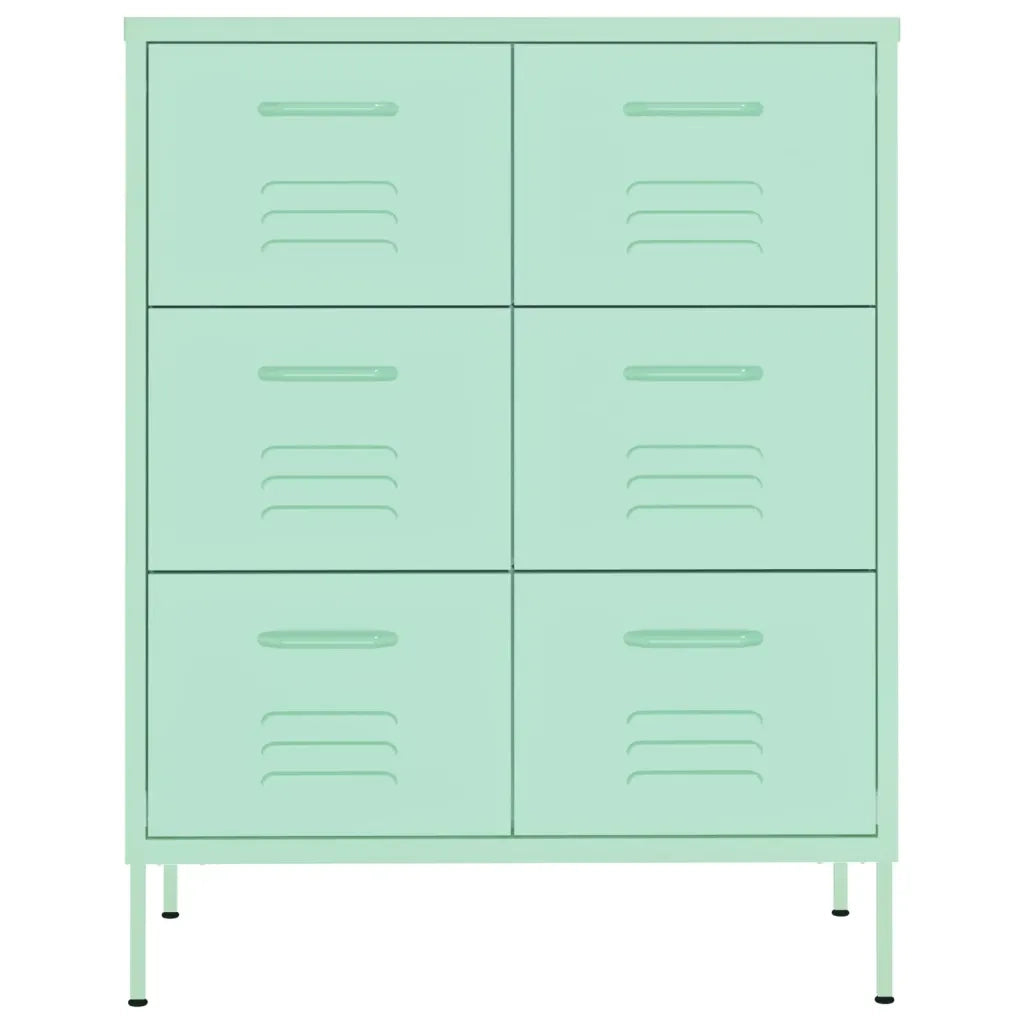 Cassettiera Menta 80x35x101,5 cm in Acciaio cod mxl 44420