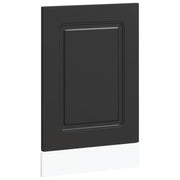 Pannello Lavastoviglie Kalmar Nero 45x1,5x57 cm in Truciolato