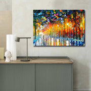 Nemimara, Quadro Materiale Struttura in Tessuto, 70x100h cm Multicolore