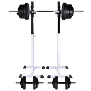 Rastrelliera porta pesi con set di manubri e pesi 60,5 kg 02_0000729