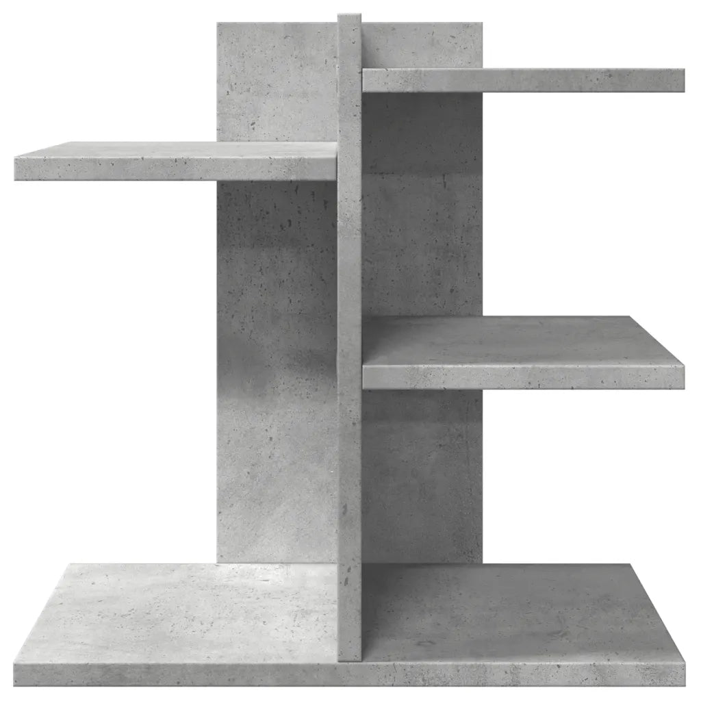Organizer Scrivania Grigio Cemento 42x21,5x42 cm Multistrato