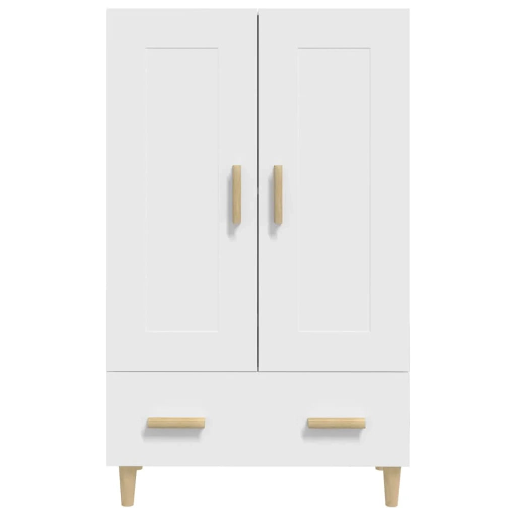 Credenza buffet cassettiera mobile contenitore organizer cucina soggiorno soggiorno alto 70 x 31 x 115 cm derivati ​​del legno bianco 02_0032760