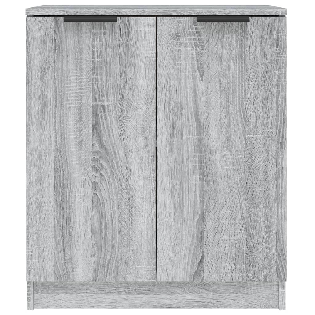 Buffet credenza cassettiera armadio mobile contenitore organizer per cucina soggiorno salotti set di 2 Sonoma 60 x 30 x 70 cm in legno ingegnerizzato grigio 02_0036953