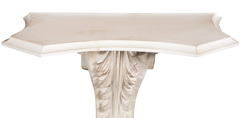 Biscottini MENSOLA A MURO IN LEGNO FINITURA BIANCO ANTICATO L39XPR24XH33 cm Made in Italy
