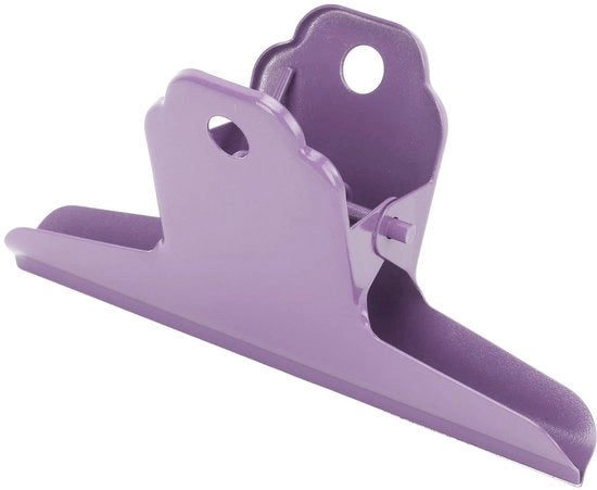 Fermo Fogli - Clip per Fogli - Clip Metallica - Ufficio/Cucina - 2 Pezzi - Clip Lungo Bulldog - Clip Binder