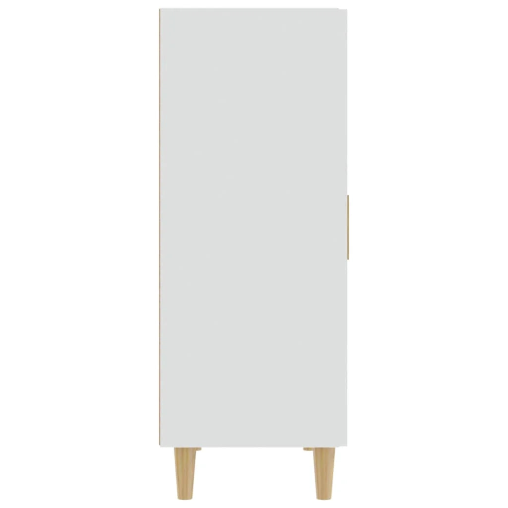 Buffet credenza cassettiera armadio mobile contenitore organizer per cucina soggiorno salotto 70 x 34 x 90 cm legno ingegnerizzato bianco 02_0030482