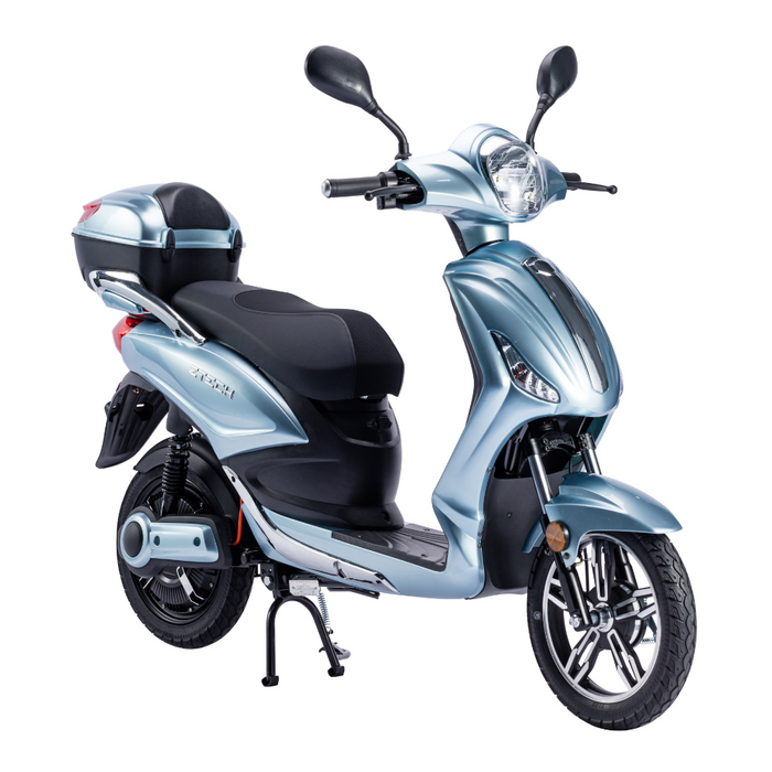 Bici Elettrica Scooter Z-TECH ZT-09-TAL  12 Ah 250W 48V Batteria Litio-Azzurro