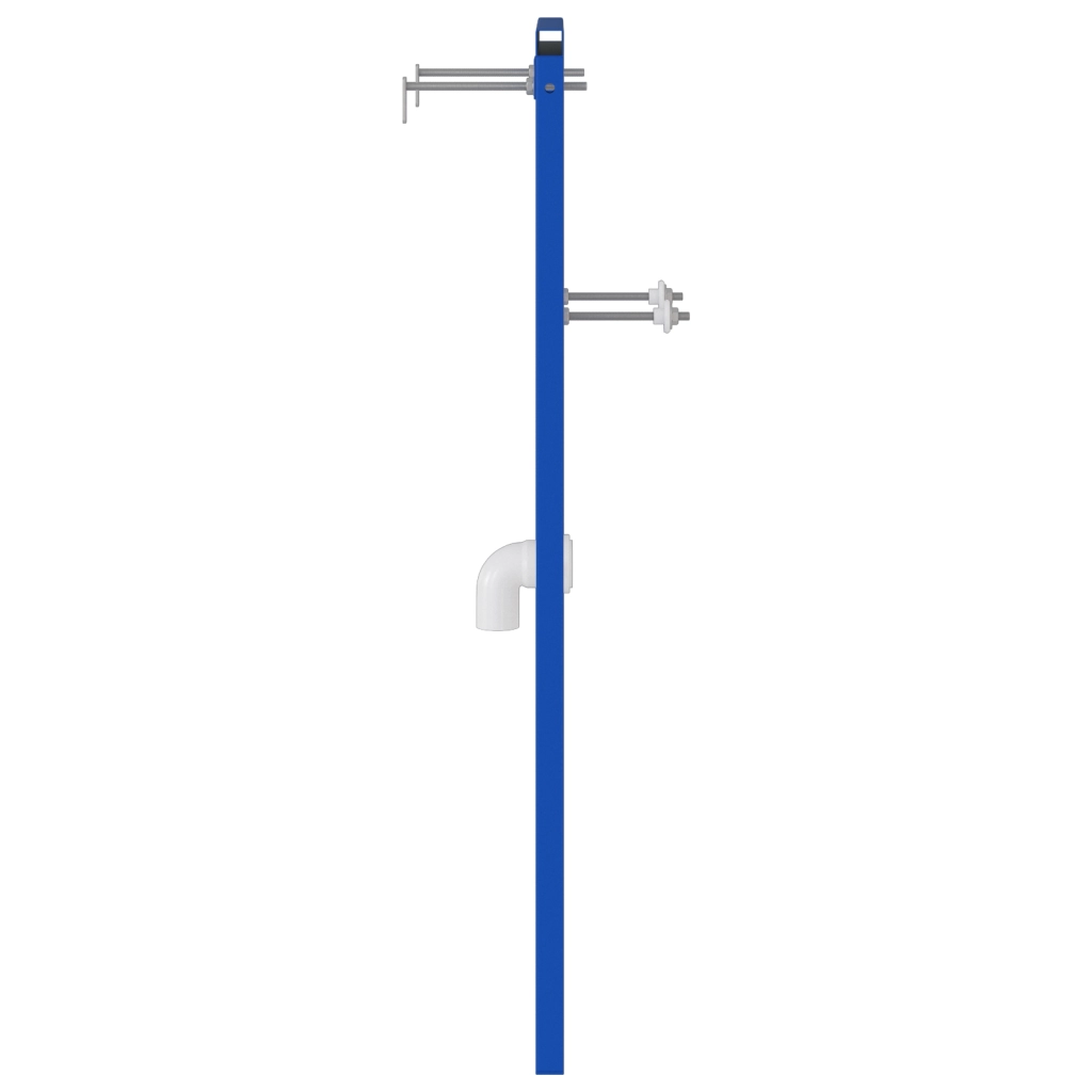 Struttura di Montaggio Nascosta per Lavabo 50x112-136 cm in Acciaio