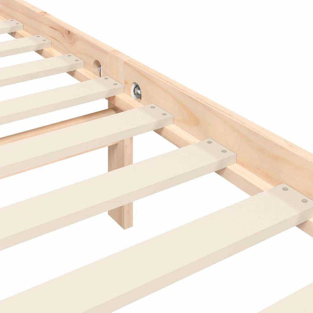 Giroletto senza Materasso 200x200 cm in Legno Massello di Pino 3193616