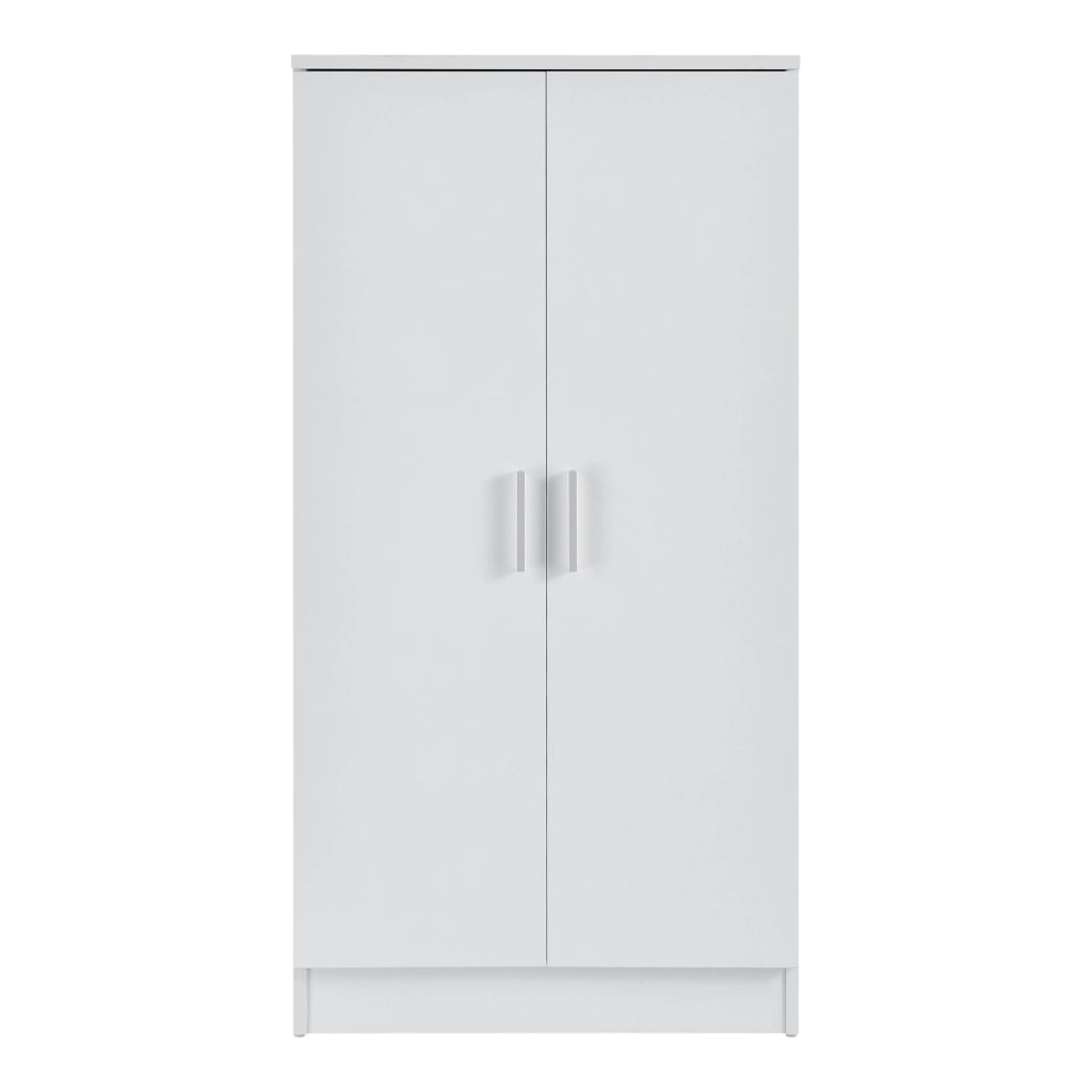 Armadio Portascarpe Notribontaa con 7 Scomparti Scarpiera 108 x 55 x 35 cm - Bianco [en.casa]