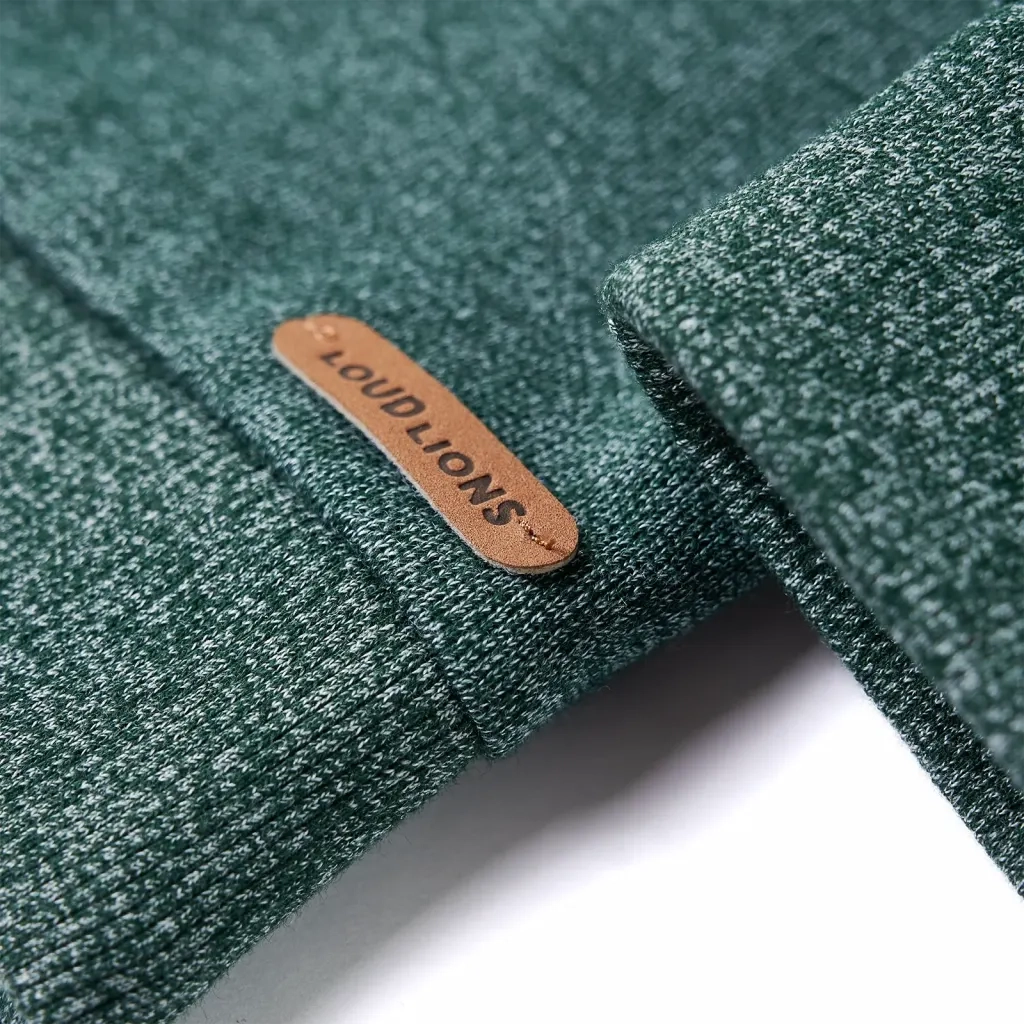 Felpa da Bambino Verde Scuro MÃ©lange 92