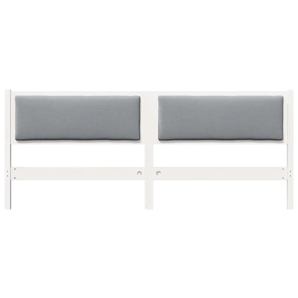 Testiera Altro Bianco 200 cm Legno di pino massello