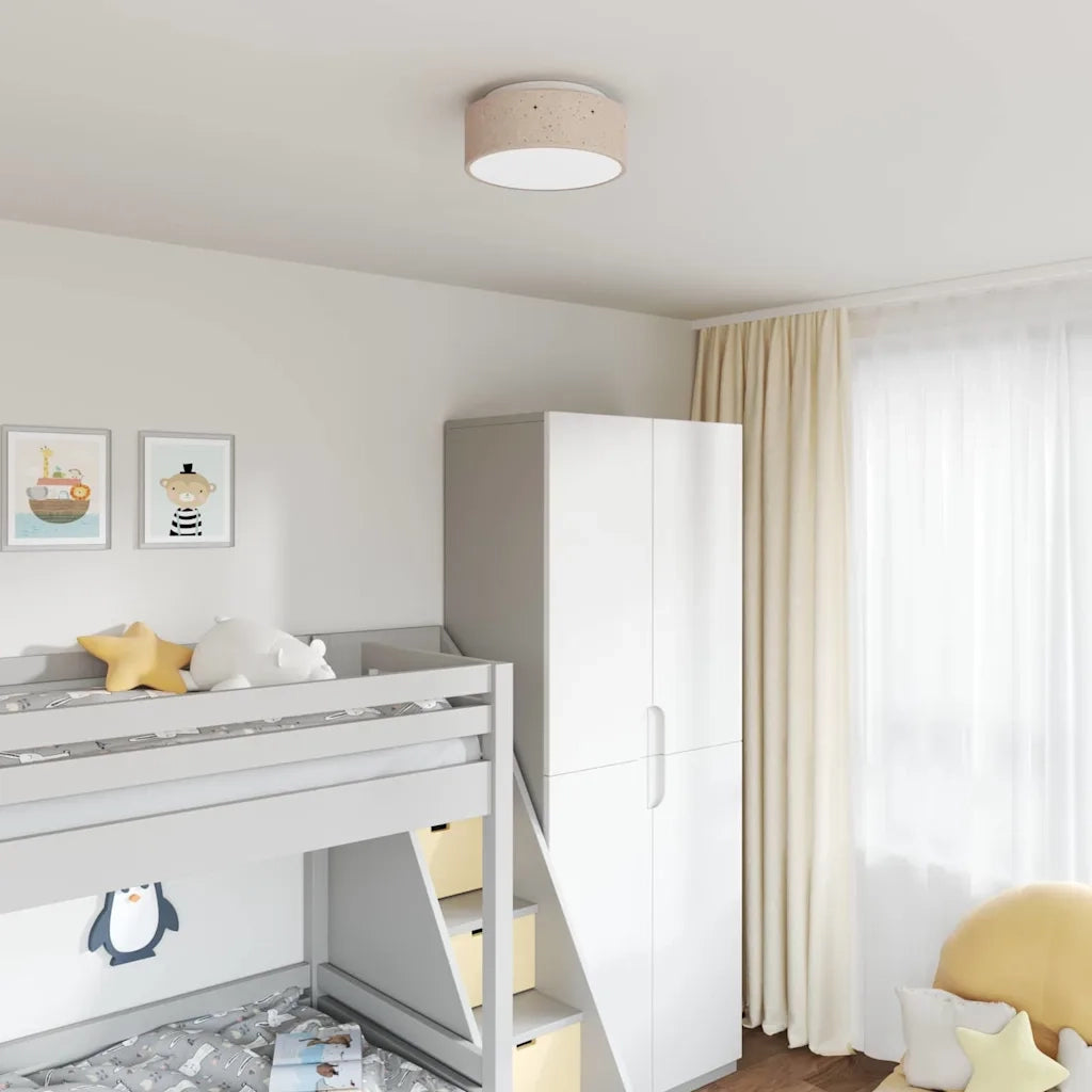 Lampada da soffitto Talpa 30 x 30 x 13,5 cm Tessuto CFW2843003
