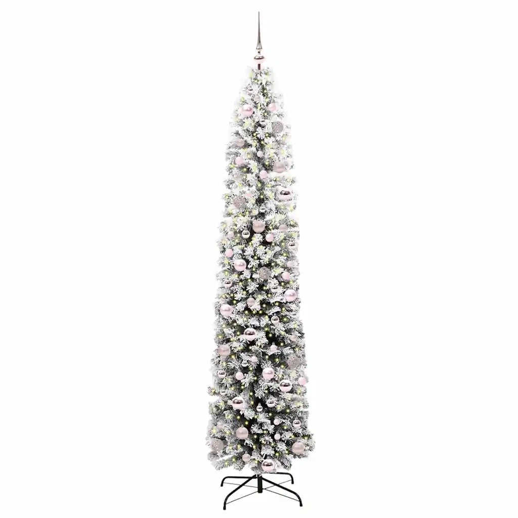 Albero di Natale | Decorazioni natalizie artificiale con 300 LED Verde 210 cm