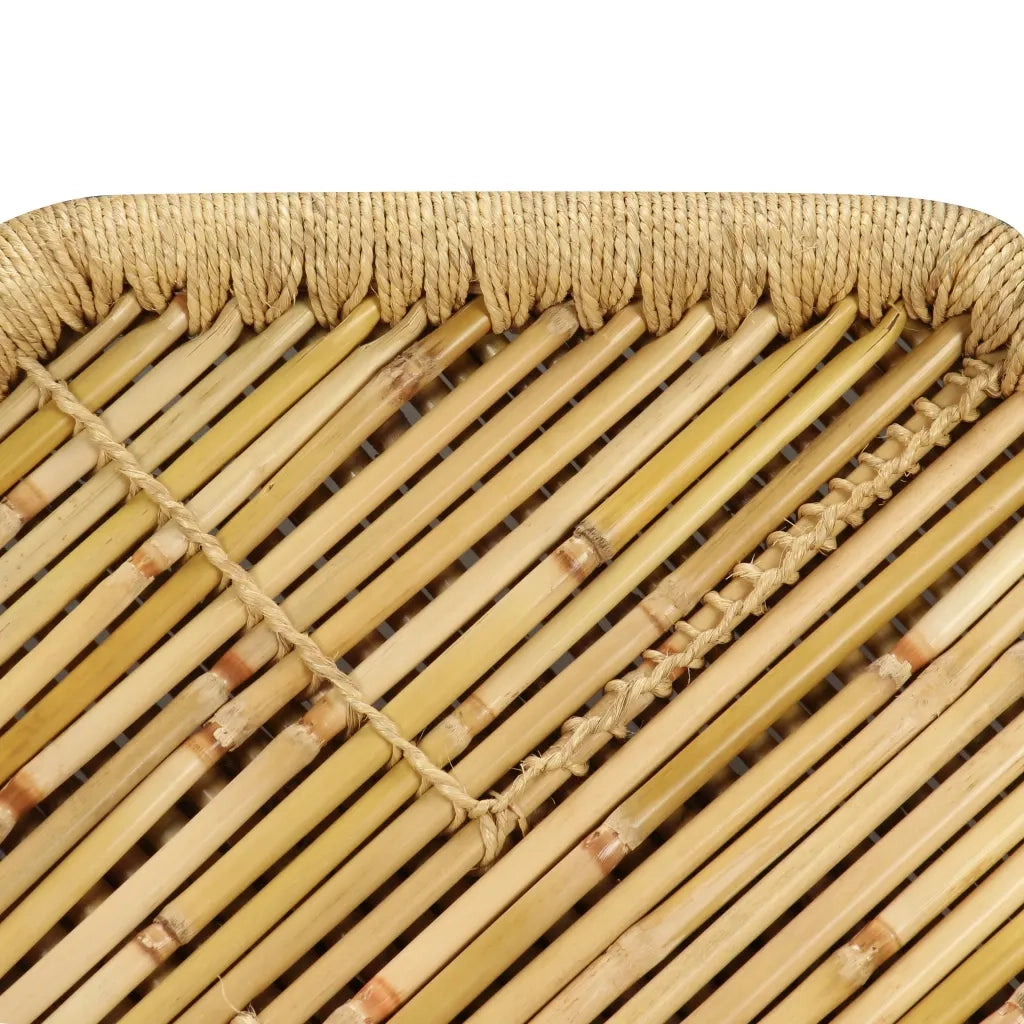 Tavolino da Salotto in Bambù Ottagonale 60x60x45 cm 244219