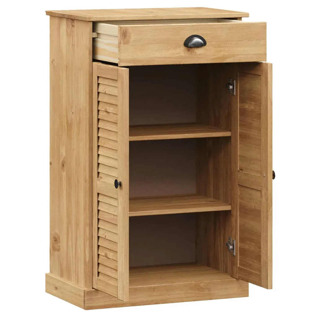 Scarpiera mobile contenitore per scarpe mobile per ingresso/corridoio/soggiorno 60 x 35 x 96 cm legno massello di pino marrone 02_0022114