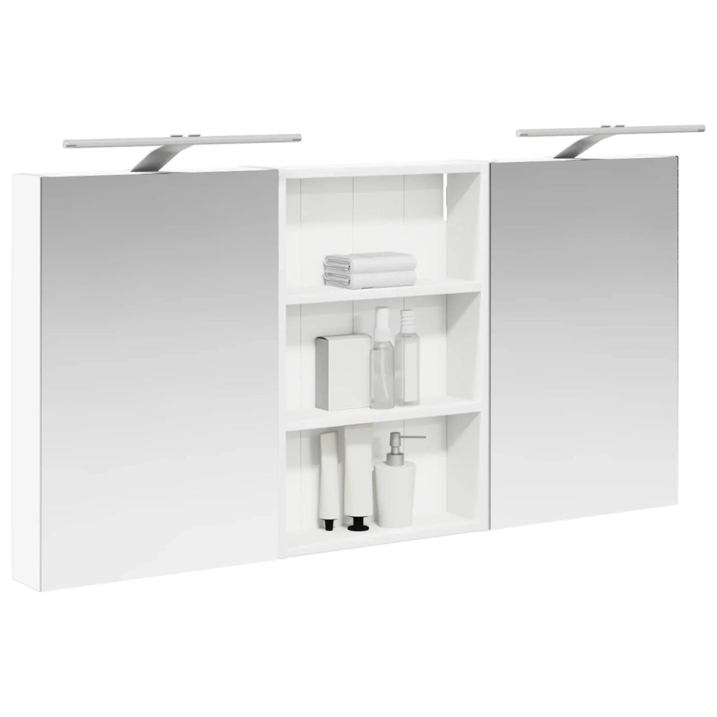 Set di Armadi da Bagno con porta 3 pcs 120 x 10,5 x 60,5 cm 3403736