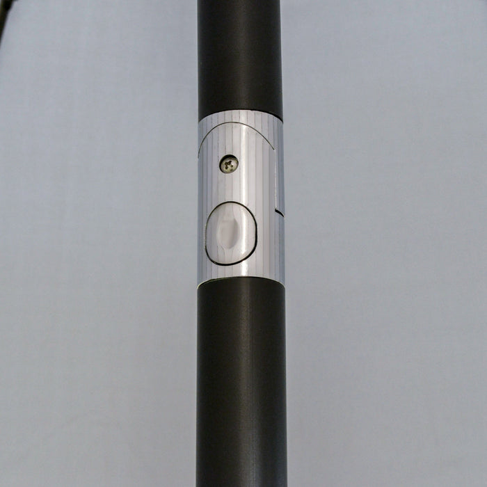 Ombrellone Rotondo Ø250x240 cm a 18 Stecche in Metallo e Poliestere Grigio