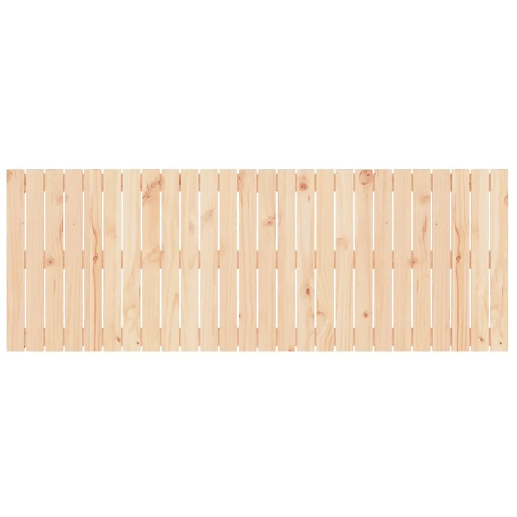 Testiera da Parete 166x3x60 cm in Legno Massello di Pino