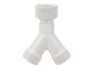 RACCORDO A Y PER TUBI CARICO LAVATRICE- - F 3/4 x M 3/4 x M 3/4 - 10 pezzi