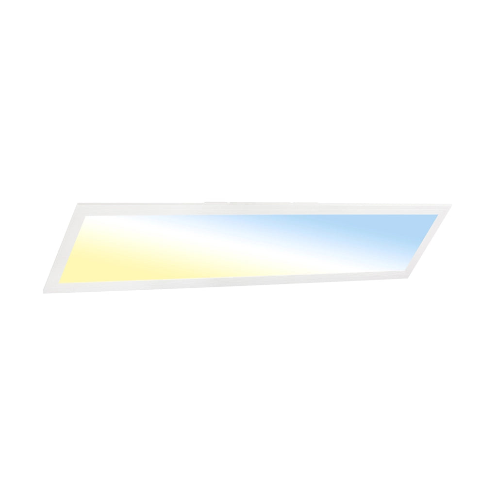Plafoniera Moderna Piatto Plastica Bianco Led Integrato 24,5W 3000K