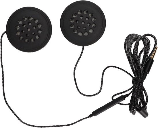 Cappello da corsa con cuffia da testa, 3,5mm/0,1 pollice connettori, altoparlanti per attività all'aperto, per motocicli, biciclette, MBX, off-road