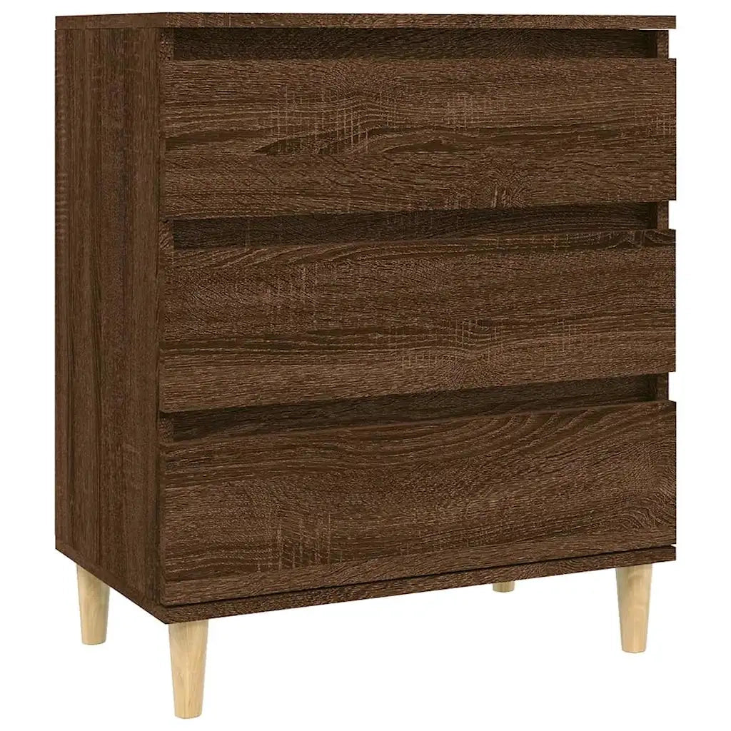 Credenza Rovere Marrone 60x35x70 cm in Legno Multistrato cod mxl 27282