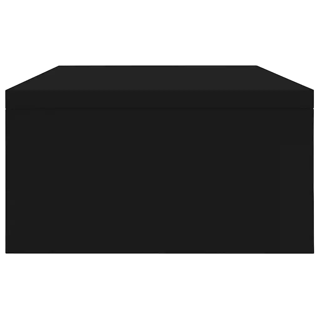 Supporto per Monitor Nero 42x24x13 cm in Legno Multistrato 800217