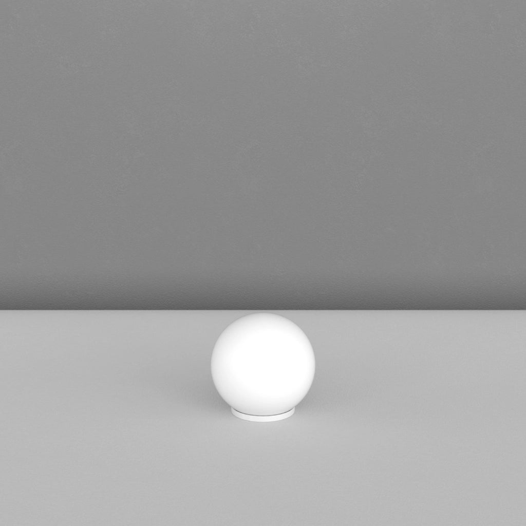 MARS LAMPADA DA TAVOLO PICCOLA BIANCO D.20 CM 1 LUCE ATTACCO E27